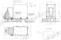 Чертеж котла КВм 1860 кВт с ТШПМ